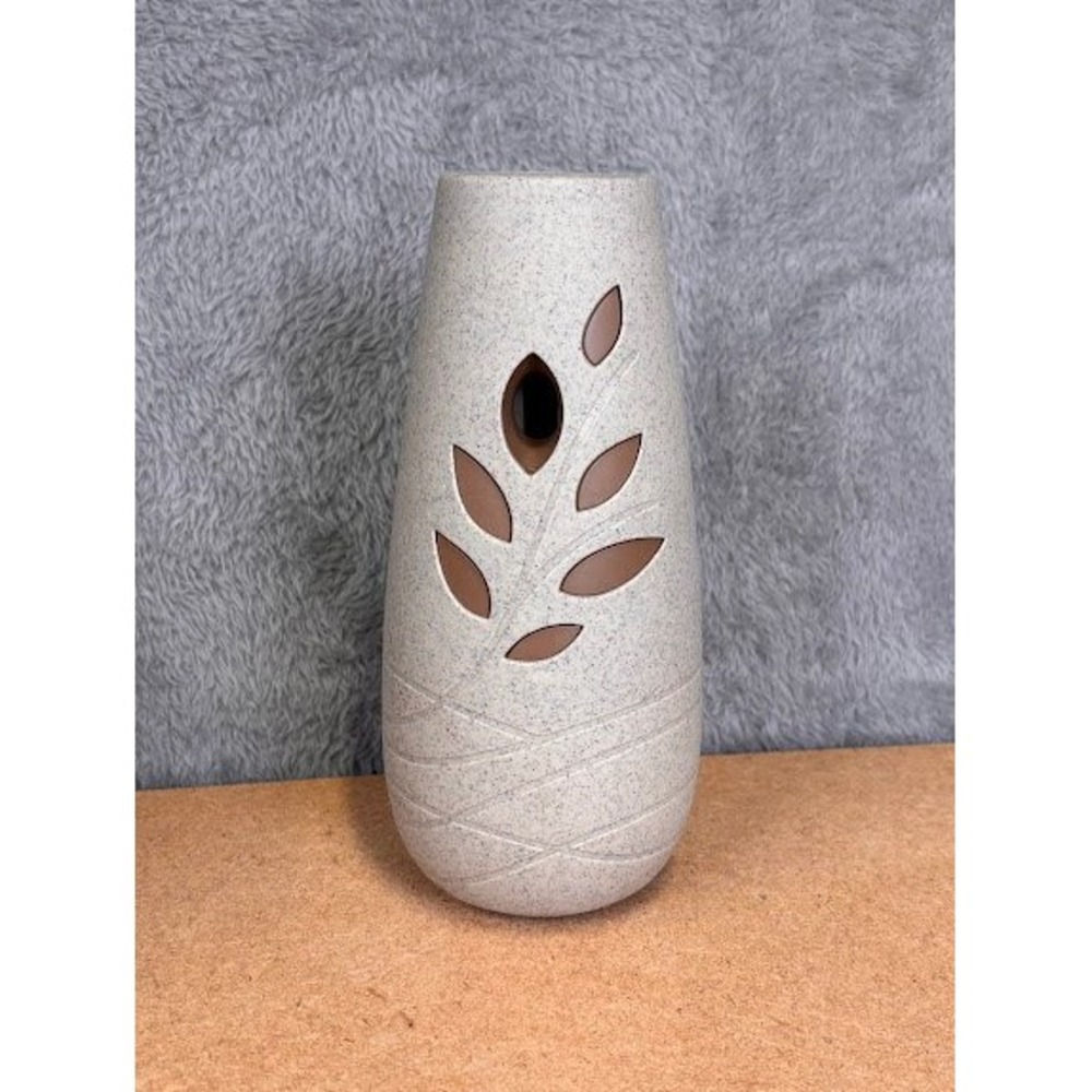 Glade Automatic Spray Holder Sandstone Leaf Cutout Battery‎ Operated Tan Brown